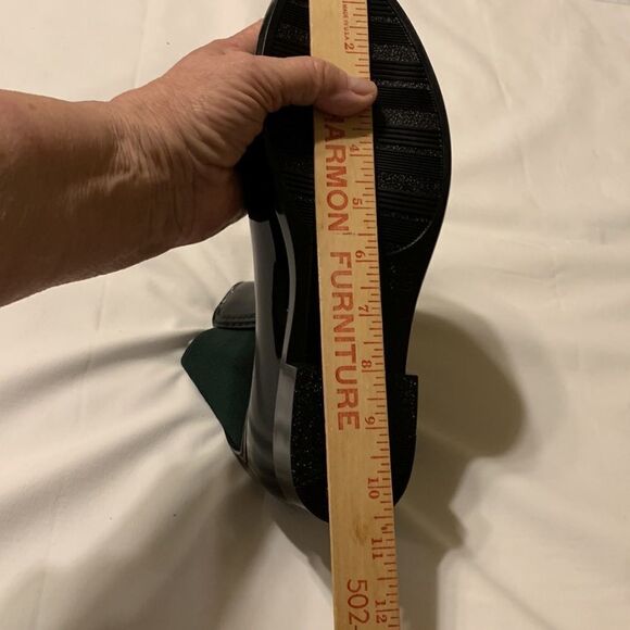 Silky Toes black and green short rain boots size 41/XXL NEW - Picture 6 of 8